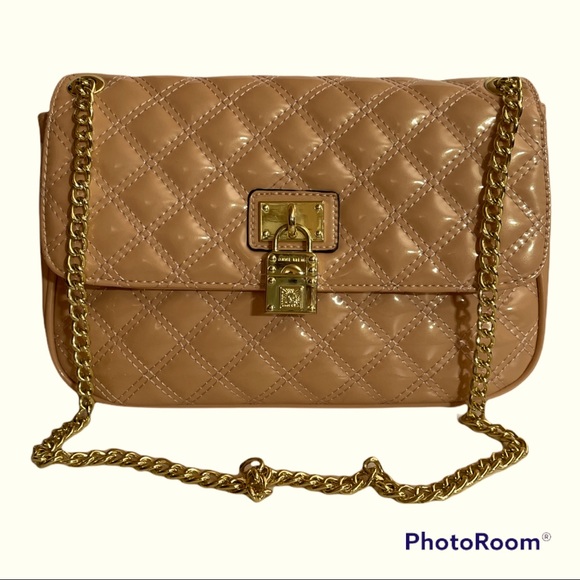 Anne Klein Handbags - Y2K Anne Klein Pink Quilted Jelly Gold Tone Hardware Barbie Core Shoulder Bag